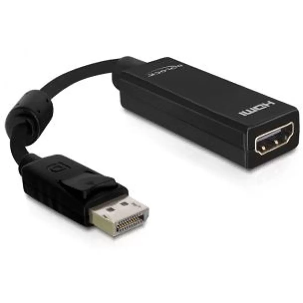 DELOCK Adapter DP-St > HDMI-Bu 22.5cm bl